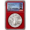 Image 1 : 2020(S) $1 American Silver Eagle Coin NGC MS70 Early Releases San Francisco Red Core