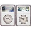 Image 2 : Lot of (2) 2023P Australia $100 Kangaroo 1oz Platinum Coins NGC MS70 First Releases