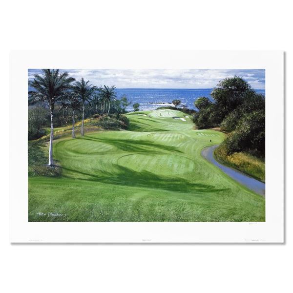 Peter Ellenshaw  Mauna Kea - Eleventh Hole  Limited Edition Lithograph On Paper