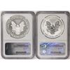 Image 2 : 2012-S $1 American Silver Eagle San Francisco Set NGC PF70 Ultra Cameo/ Rev. PF70 ER