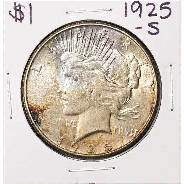 1925-S $1 Peace Silver Dollar Coin