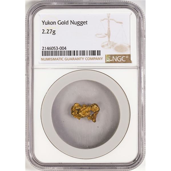 2.27 Gram Yukon Gold Nugget NGC Graded