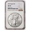 Image 1 : 2019 $1 American Silver Eagle Coin NGC MS70