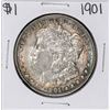 Image 1 : 1901 $1 Morgan Silver Dollar Coin Nice Toning