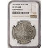 Image 1 : 1877AS DL Mexico 8 Reales Silver Coin NGC XF Details Chopmarked