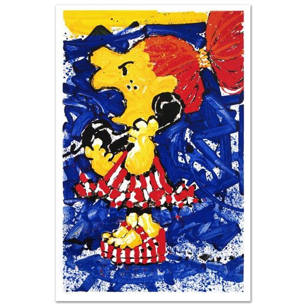 Tom Everhart "1-800 My Hair Is Pulled Too Tight" Limited Edition Lithograph On Paper