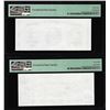 Image 2 : Set of Giori Test Note Washington & Lincoln Memorial PMG Superb Gem Unc 68EPQ