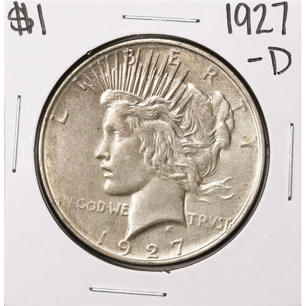 1927-D Peace Silver Dollar Coin