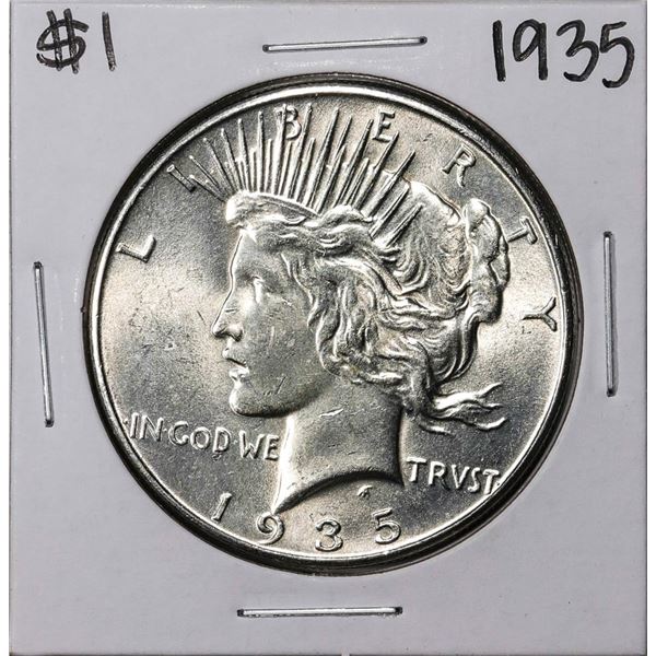 1935 $1 Peace Silver Dollar Coin