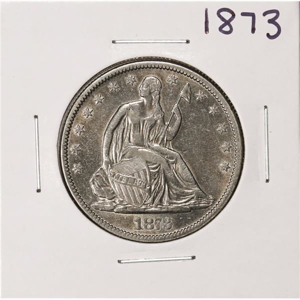 1873 Seated Liberty Half Dollar Coin