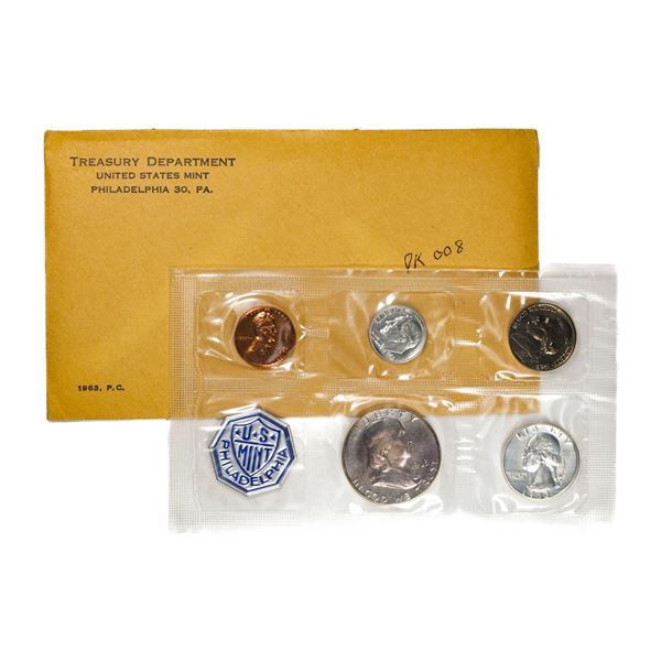 1963 (5) Coin Proof Set in Envelope