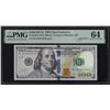 Image 1 : Solid Serial Number - 2017A $100 Federal Reserve Note PMG Choice Uncirculated 64