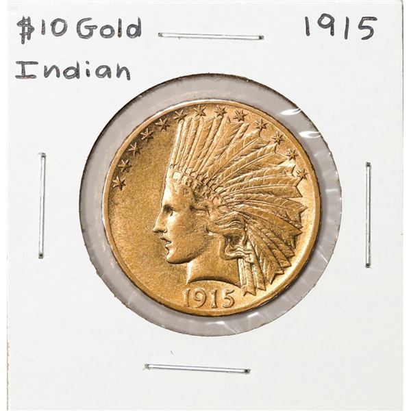 1915 $10 Indian Head Eagle Gold Coin