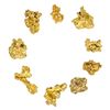 Image 1 : Lot of Mexico Gold Nuggets 2.60 Grams Total Weight