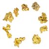 Image 2 : Lot of Mexico Gold Nuggets 2.60 Grams Total Weight