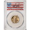 Image 1 : 2021 Type 2 $10 American Gold Eagle Coin PCGS MS70 FDOI Cleveland Signature