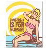 Image 1 : Todd Goldman "Sunscreen Is For Wussies" Original Acrylic on Canvas