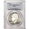Image 1 : 1972-S $1 Proof Eisenhower Silver Dollar Coin PCGS PR69DCAM