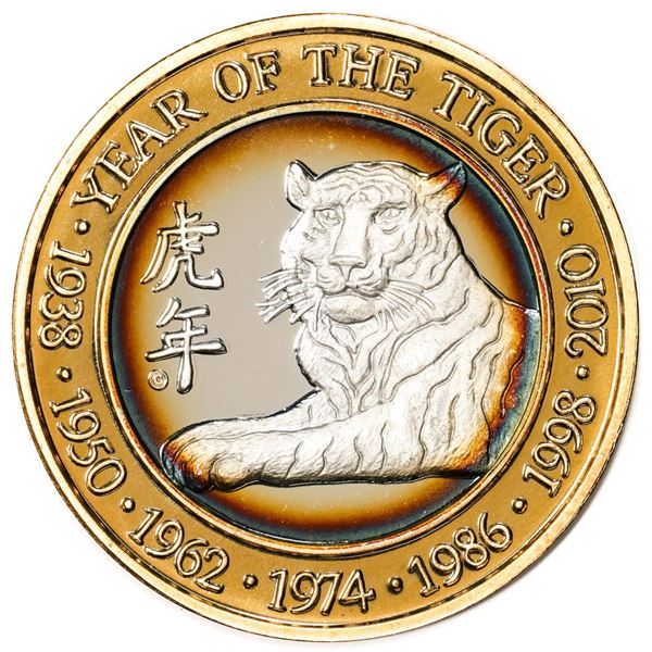 Year of the Tiger Eastern Astrology Collectors Edition Gaming Token