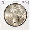 Image 1 : 1934 $1 Peace Silver Dollar Coin