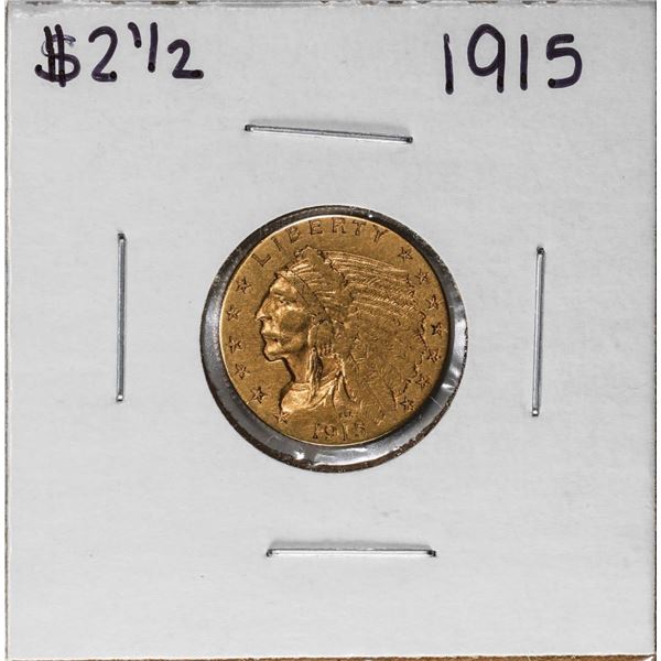 1915 $2 1/2 Indian Head Quarter Eagle Gold Coin