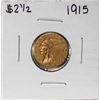 Image 1 : 1915 $2 1/2 Indian Head Quarter Eagle Gold Coin