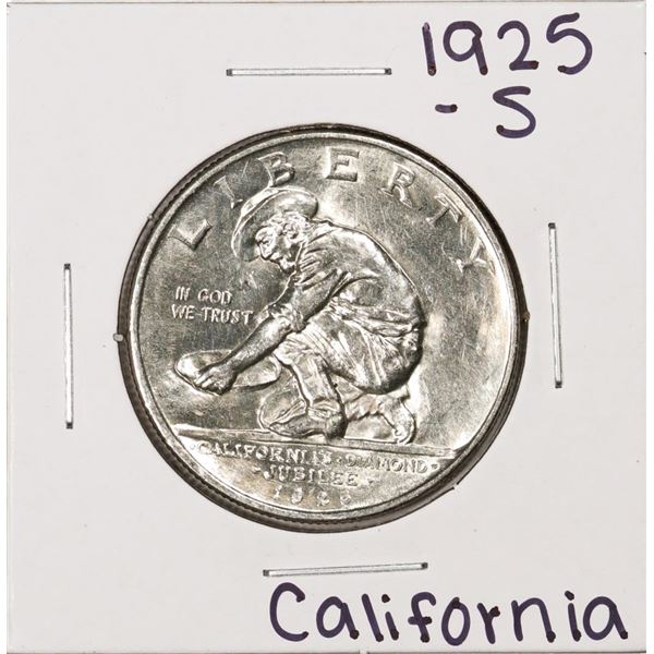 1925-S California Diamond Jubilee Commemorative Half Dollar Coin