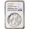 Image 1 : 2018-S $1 Proof American Silver Eagle Coin NGC PF70 Ultra Cameo Early Releases