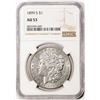 Image 1 : 1899-S $1 Morgan Silver Dollar Coin NGC AU53