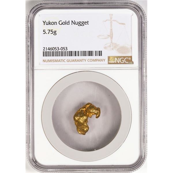 5.75 Gram Yukon Gold Nugget NGC Graded