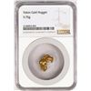 Image 1 : 5.75 Gram Yukon Gold Nugget NGC Graded