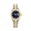 Image 2 : Rolex Ladies Two Tone Blue Vignette Diamond Datejust WristWristwatch