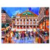 Image 1 : Yana Rafael "Paris Opera" Original Acrylic on Canvas