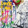 Image 2 : Mr. Brainwash "Work Well Together" Original Mixed Media on Paper