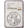 Image 1 : 2015 $1 American Silver Eagle Coin NGC MS70