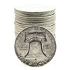 Image 2 : Roll of (20) Brilliant Uncirculated 1961 Franklin Half Dollar Coins