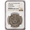 1886/76GO RR Mexico 8 Reales Silver Coin NGC VF Details Chopmarked