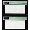 Image 2 : Set of Giori Test Note Washington & Lincoln Memorial PMG Gem Uncirculated 65EPQ