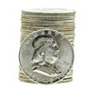 Roll of (20) 1958 Brilliant Uncirculated Franklin Half Dollar Coins