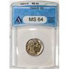 1926-D Buffalo Nickel Coin ANACS MS64