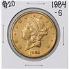 1884-S $20 Liberty Head Double Eagle Coin