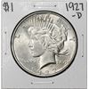 1927-D $1 Peace Silver Dollar Coin