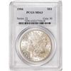 1904 $1 Morgan Silver Dollar Coin PCGS MS63