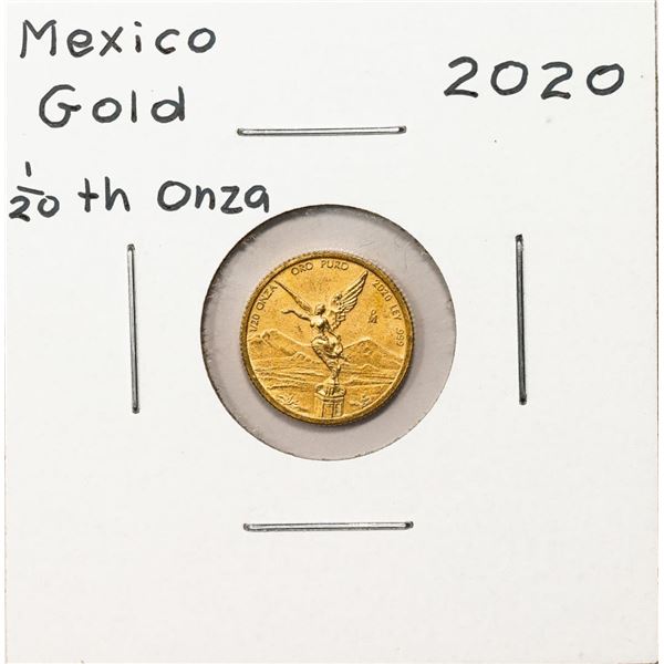 2020 Mexico Libertad 1/20 oz Gold Coin