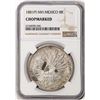 Image 1 : 1881PI MH Mexico 8 Reales Silver Coin NGC Chopmarked