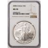 Image 1 : 2006 $1 American Silver Eagle Coin NGC MS70