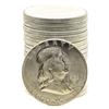 Roll of (20) Brilliant Uncirculated 1961 Franklin Half Dollar Coins