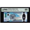 2022 Philippines Central Bank 1000 Piso Note P230a PMG Superb Gem Uncirculated 68EPQ