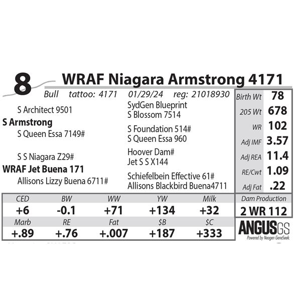 WRAF Niagara Armstrong 4171