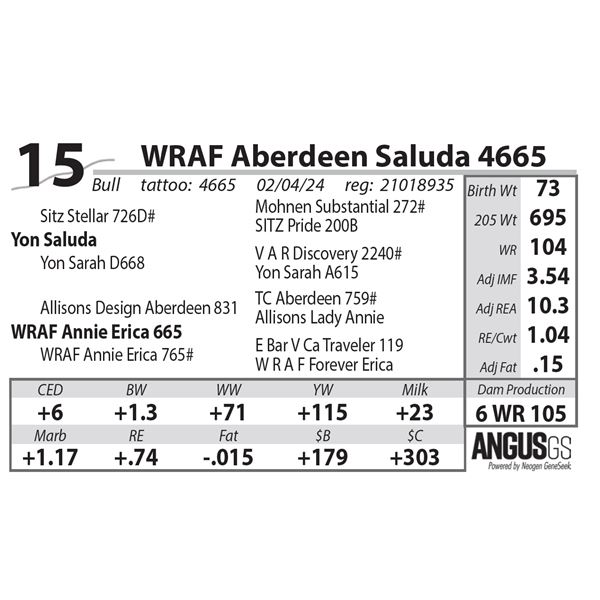 WRAF Aberdeen Saluda 4665
